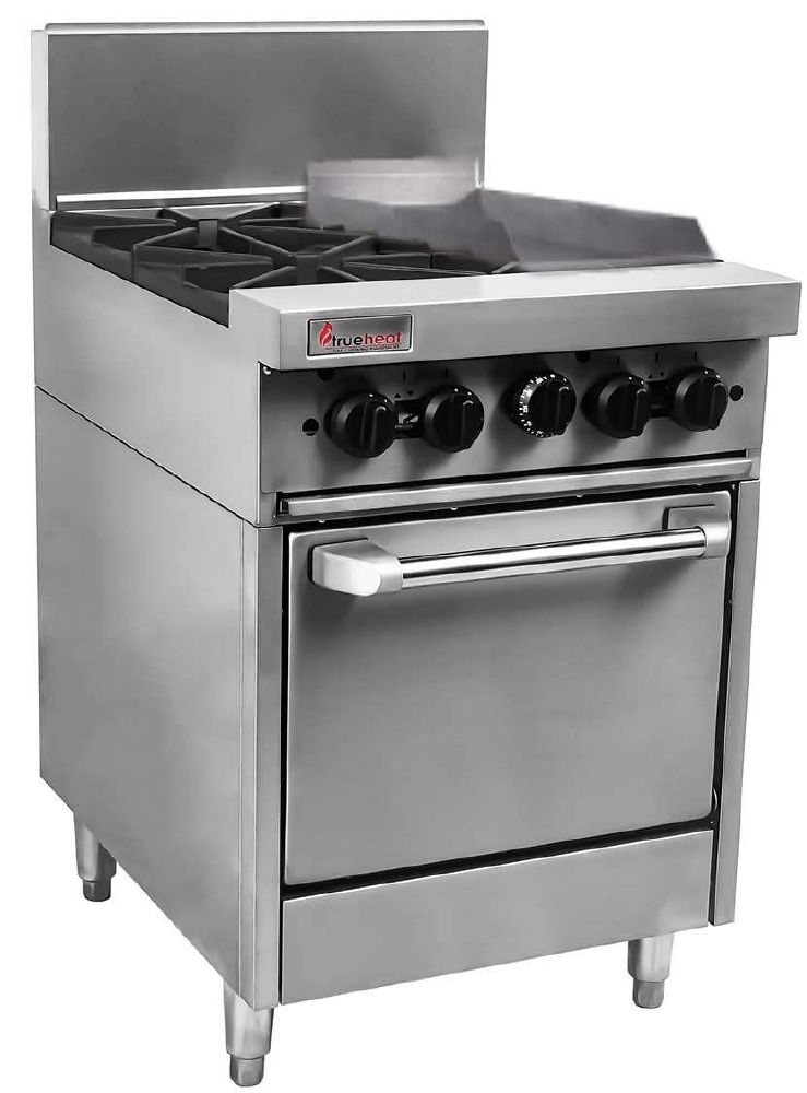 TRUEHEAT Gas Oven Range 600mm - 2 Burners/Griddle RCR6-2-3G