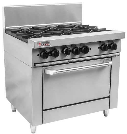 TRUEHEAT Gas Oven Range 900mm 6 Burners RCR9-6