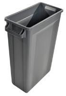 Bin Rubbish Slim Jim 60L Grey