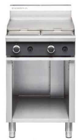 MOC6B COBRA Gas Griddle On Cabinet Base 600mm C6B