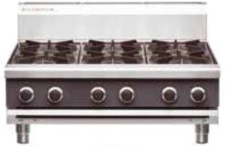 COBRA Gas Cooktop Benchtop 6 Burners 900mm C9D-B
