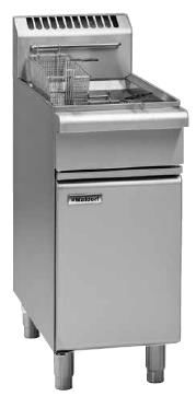 Waldorf 800 Series Fast Fri Single Pan Gas Deep Fryer FN8118G 18L Nat/LPG