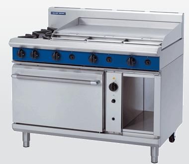 BLUE SEAL Gas Convection Oven With 2 Burners & Griddle 1200mm G58A