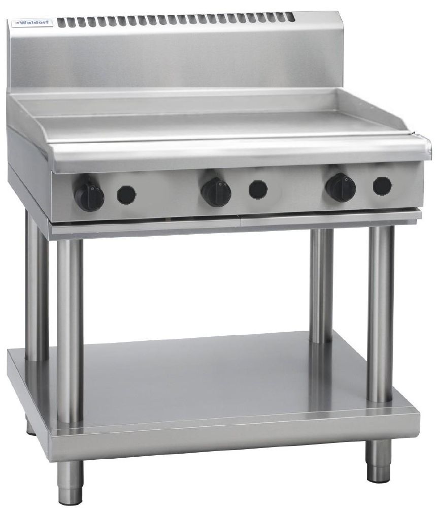 WALDORF Gas Griddle On Stand 900mm RN8609G-LS