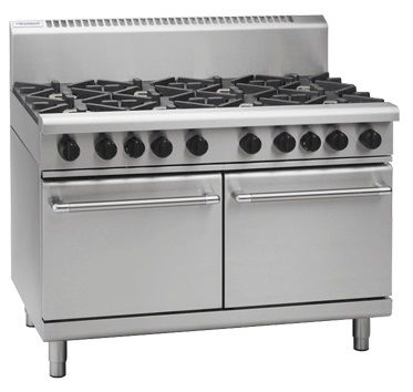 WALDORF Gas Double Oven With 8 Burners 1200mm RN8820G