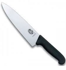 Cooks Knife 280mm Straight Blade Victorinox - Black Handle