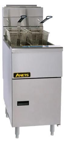 Anets Goldenfry Gas Split Pot Fryer 2x11L Nat/LPG