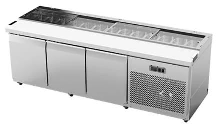 AIREX Sandwich/Food Preparation Fridge 3 Doors 2450mm AXR.SW.2450