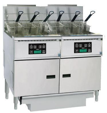 Anets Platinum Series Gas 2 Bank Deep Fryer with Filter Drawer System and Digital Control 2x39L Nat/LPG
