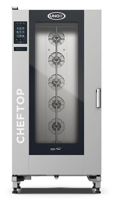 UNOX Gas Combi Oven Cheftop Big 20 x 1/1GN Tray 892mm XEVL-2011-GPRS