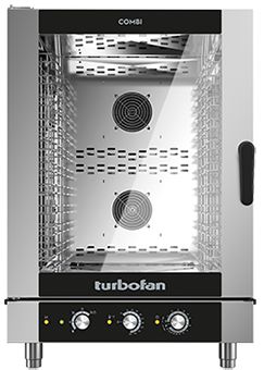 TURBOFAN Electric Combi Oven 10 Tray 1/1 GN Manual 777mm EC40M10