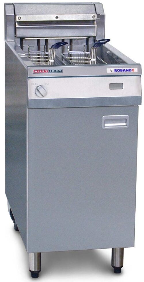 Austheat Electric Single Pan Deep Fryer AF812 33L 15kw 63.5amp 3ph