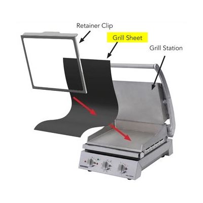Non Stick Sheets For 6 Slice Roband Grill Stations