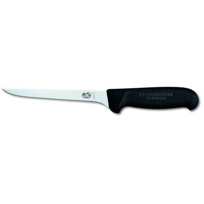 Boning Knife 120mm Straight Narrow Blade Victorinox - Black Handle