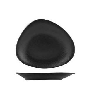 Oval Plate 200mmx170mm Neo Fusion Volcano - Black