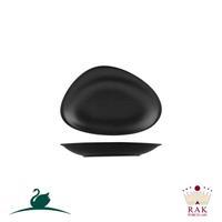 Oval Plate 270mmx187mm Neo Fusion Volcano - Black