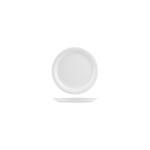 Round Plate 160mm w/ Narrow Rim Flinders Healthcare - White Savoy