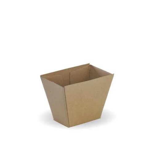 Takeaway Chip Box 70x45x90mm BioBoard Kraft
