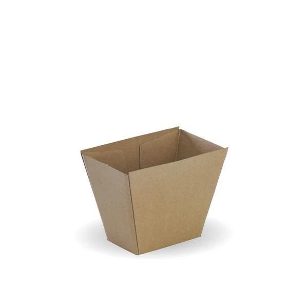 BIOBBCHIPBOX Takeaway Chip Box 70x45x90mm BioBoard Kraft