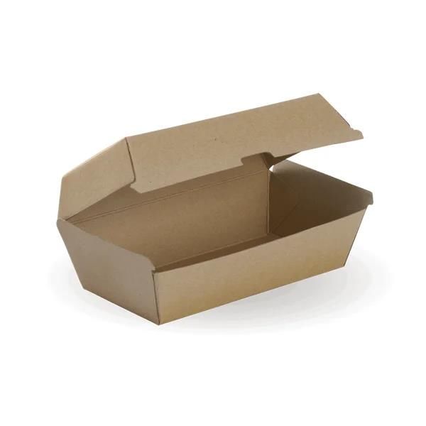 Takeaway Snack Box 175x90x84mm Regular BioBoard Kraft