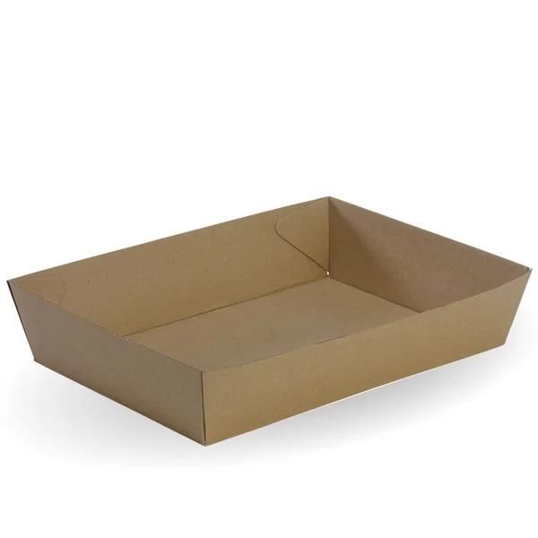 Takeaway Food Tray #5 255x179x58mm BioBoard Kraft