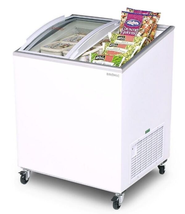 BRCF0200ATCG BROMIC Chest Freezer Angled Glass Top 176L 719mm CF0200ATCG-NR