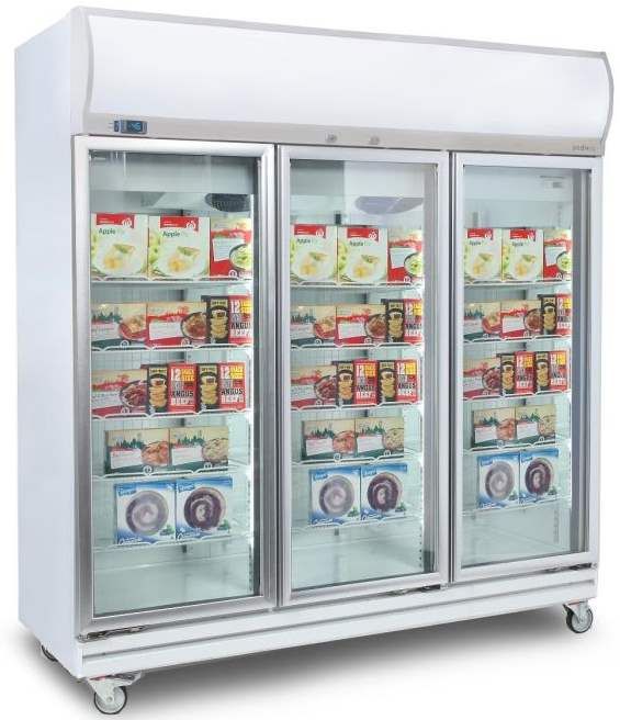 BROMIC Upright Display Freezer 3 Doors 1507L 1880mm UF1500LF