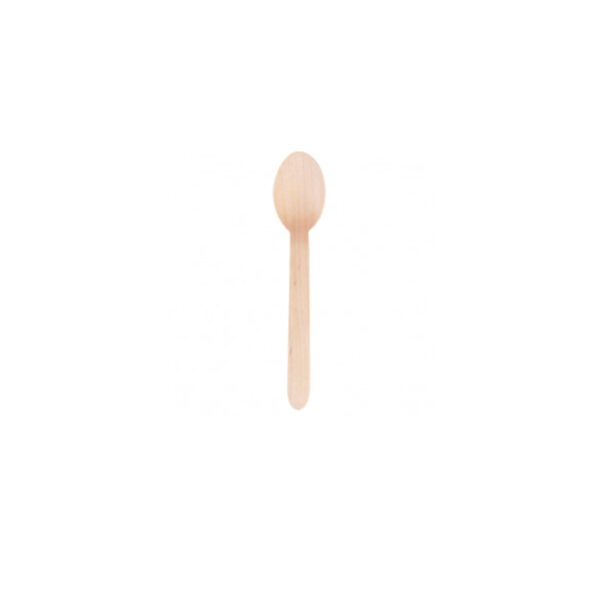 BYOTSPOON10X100-1 One Tree Wooden Disposable Spoon PK 100