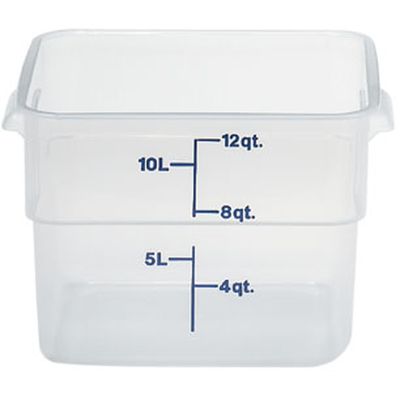 Food Storage 11.4L Square Translucent CAMBRO