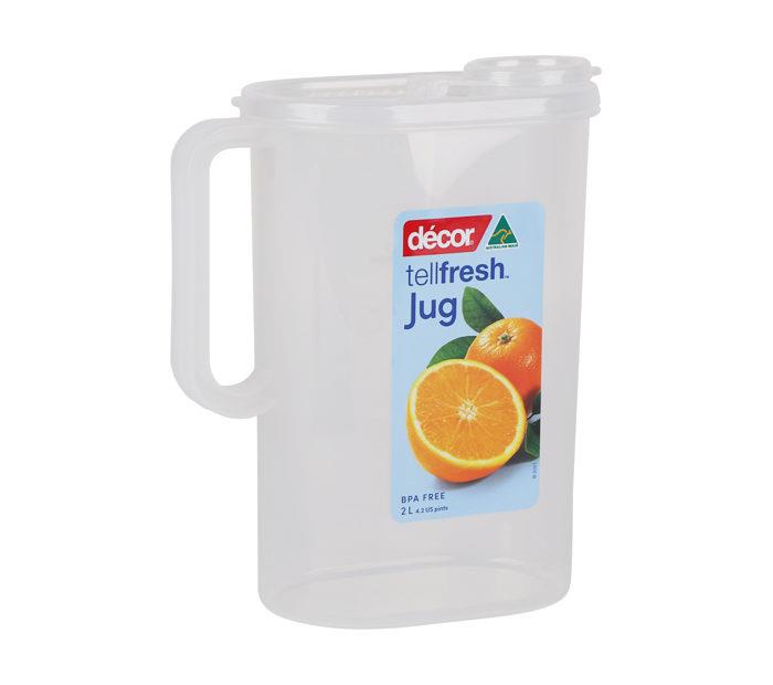 Decor Jug Oval w/ Lid 2Ltr
