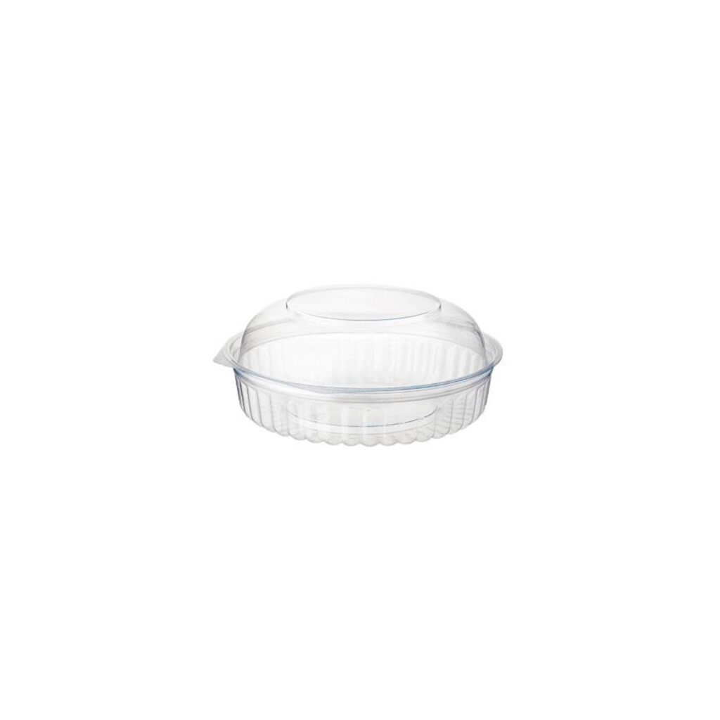 Food Bowl Clear Dome Hgd Lid 568ml Pk25