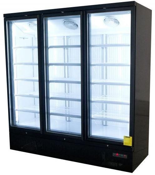 SALTAS Upright Display Freezer 3 Doors 1260L 1875mm NDA2875