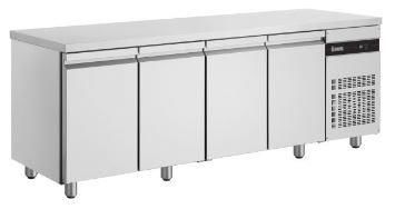 INOMAK Undercounter Storage Fridge 4 Doors 571L 2240mm UBI7224