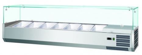 ANVIL Ingredient Fridge Glass Canopy 1800mm VRX1800