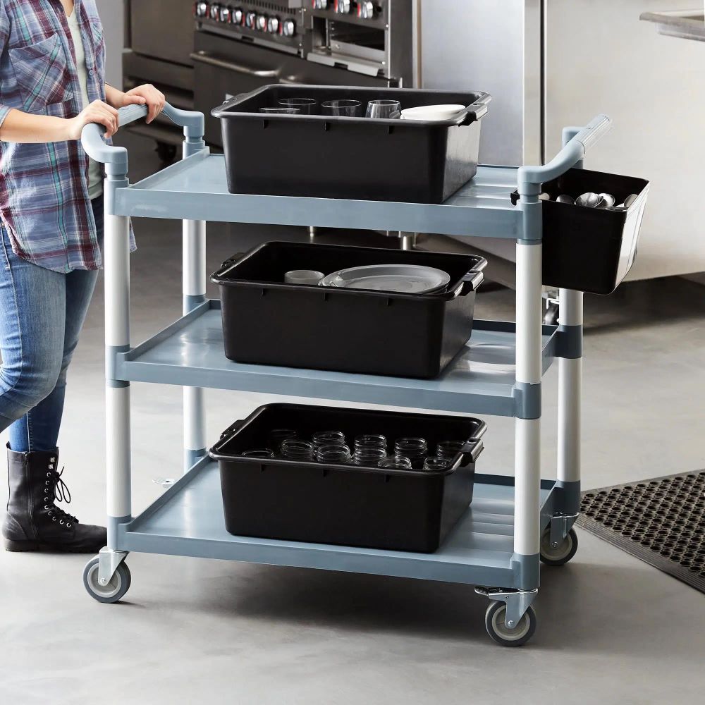 Trolley 3 Tier 1030x490x950mm - Grey