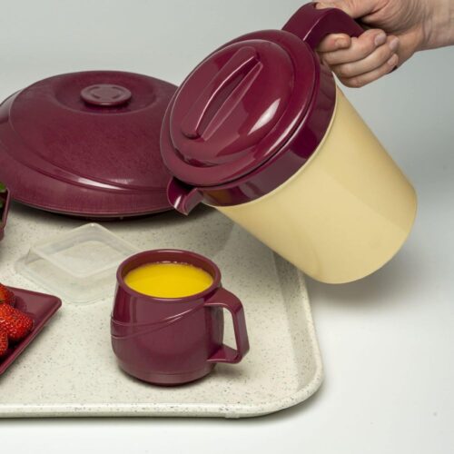 HC Traditional Insulated Jug 1lt Yellow/Burg