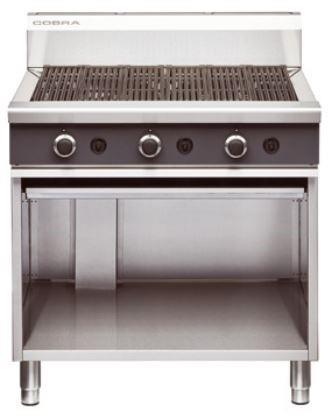 MOCB9NAT COBRA Gas Chargrill On Cabinet Base 900mm CB9
