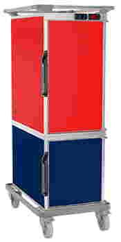 SDX Thermobox 4 + 8 Tray Active Chilling & Heating Doulble Stacked Cart CE180R8