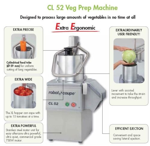 ROBOT COUPE Vegetable Preparation Machine CL52