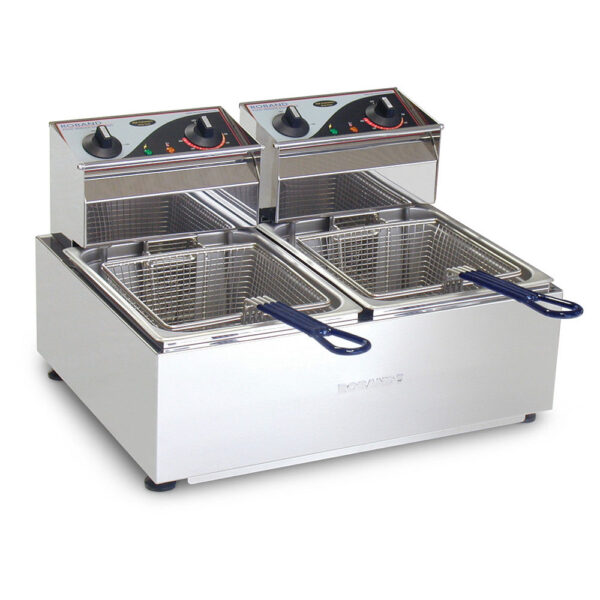 ROF28-2 ROBAND Countertop Deep Fryer 2 x 8Ltr Pans F28