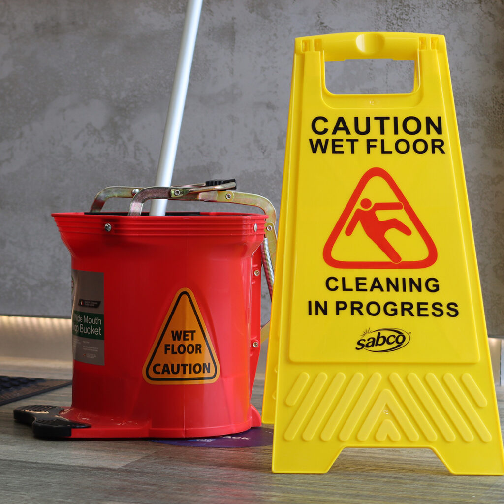 Sabco Wet Floor Caution Sign