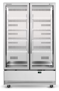 SKOPE ActiveCore Upright Display/Storage Fridge 2 Doors 1079L 1280mm White BME1200N-A