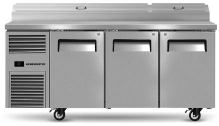 SKOPE ReFlex Pizza/Food Preparation Fridge 3 Doors 523L 1800mm RF8.PPZ.3.SD
