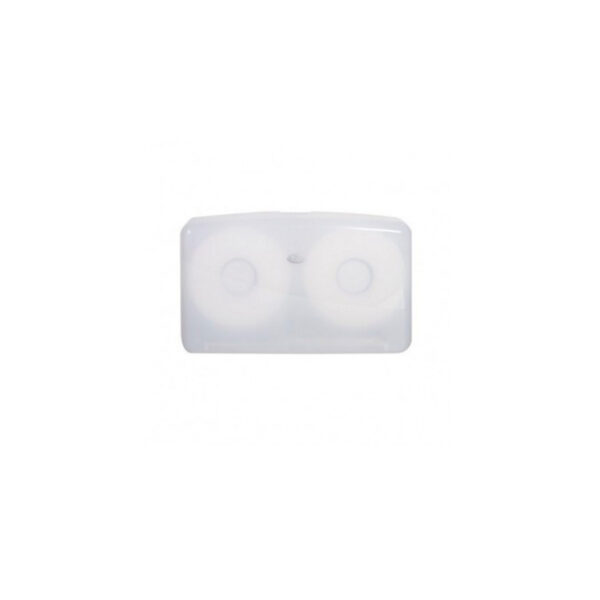 SOL5505-1 Livi Toilet Paper Jumbo Twin Roll Dispenser - White