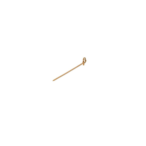 Skewer Bamboo Looped 100mm w/ Knot