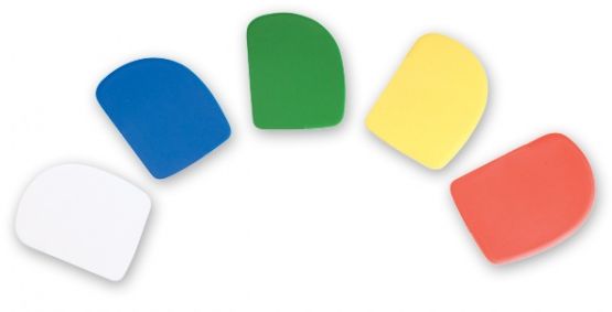 Dough Scraper Plastic Assorted Colours