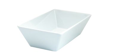 Melamine Rectangle Deep Dish 250x150x70mm White