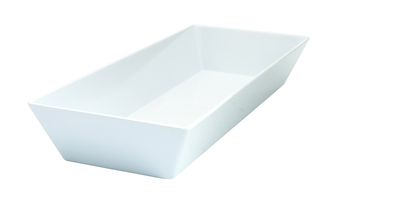 Melamine Rectangle Deep Dish 500x200x70mm White