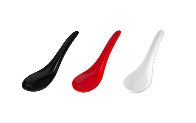 Melamine Rice Spoon - Red, White or Black