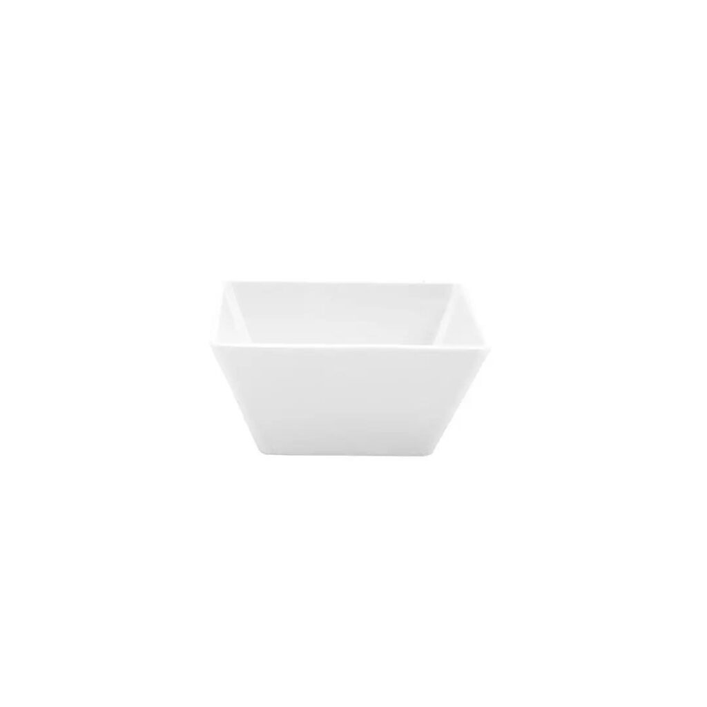 Melamine Bowl Square 180mm White
